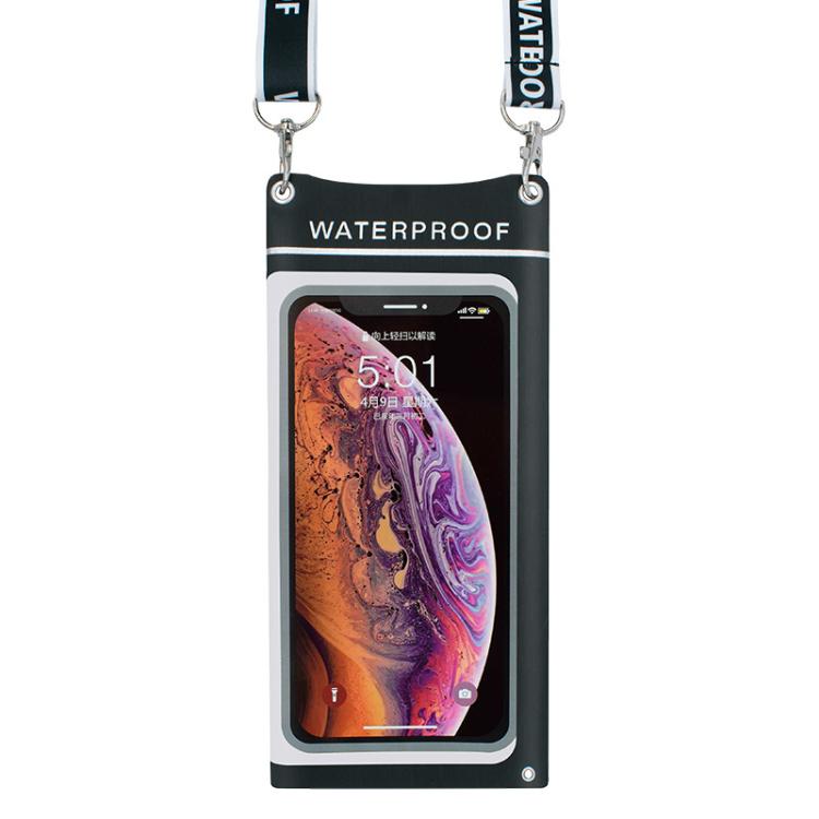 

7.2 inch Cell Phone Universal IPX8 Grade Waterproof Storage Bag(Black)