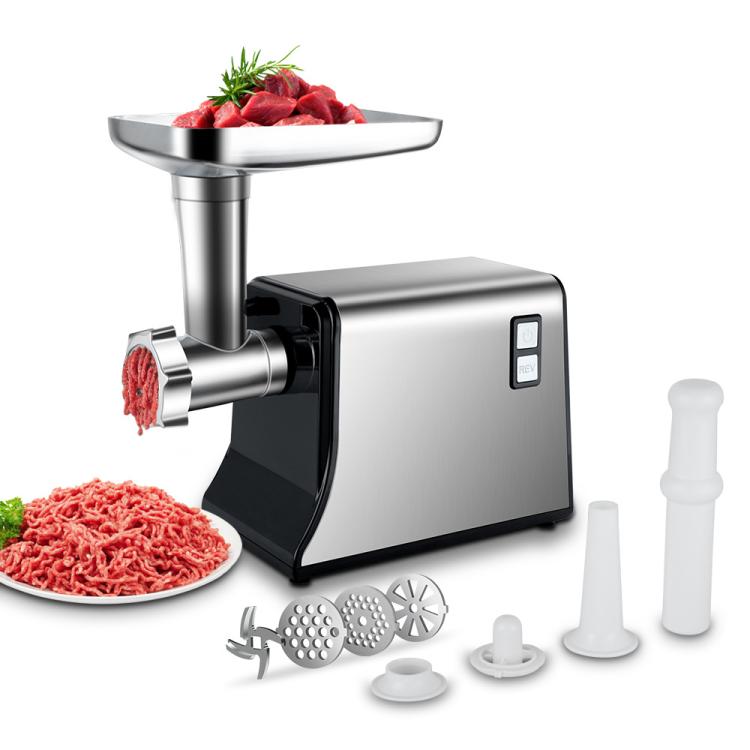 

Stainless Steel Electric Meat Grinder Sausage Stuffer Home Use Mincer Machine(EU Plug)