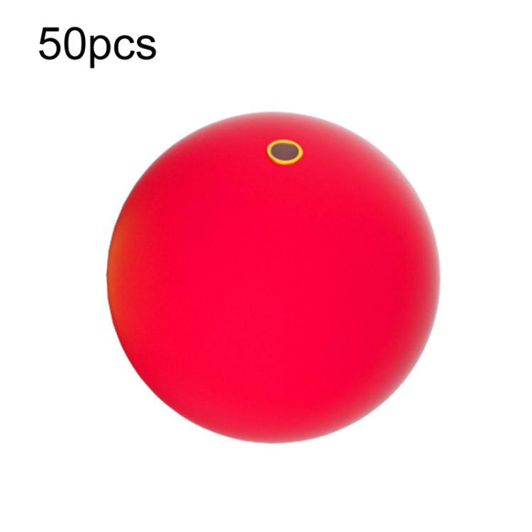 

50pcs Spherical Fishing Float Fishing Floating Ball, Size: 15mm(Red)