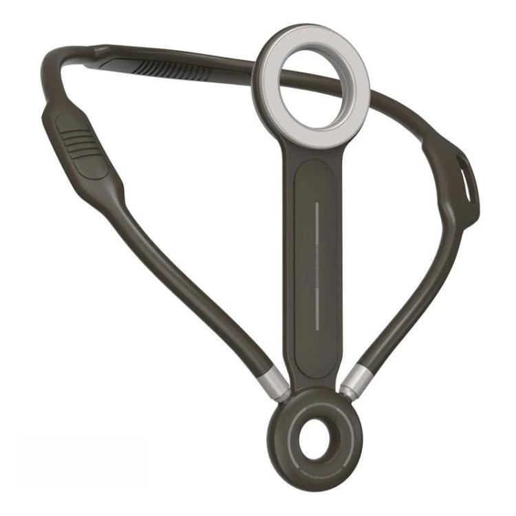 

Outdoor Live Streaming Selfie Neckband Magnetic Phone Holder(Palm Black)