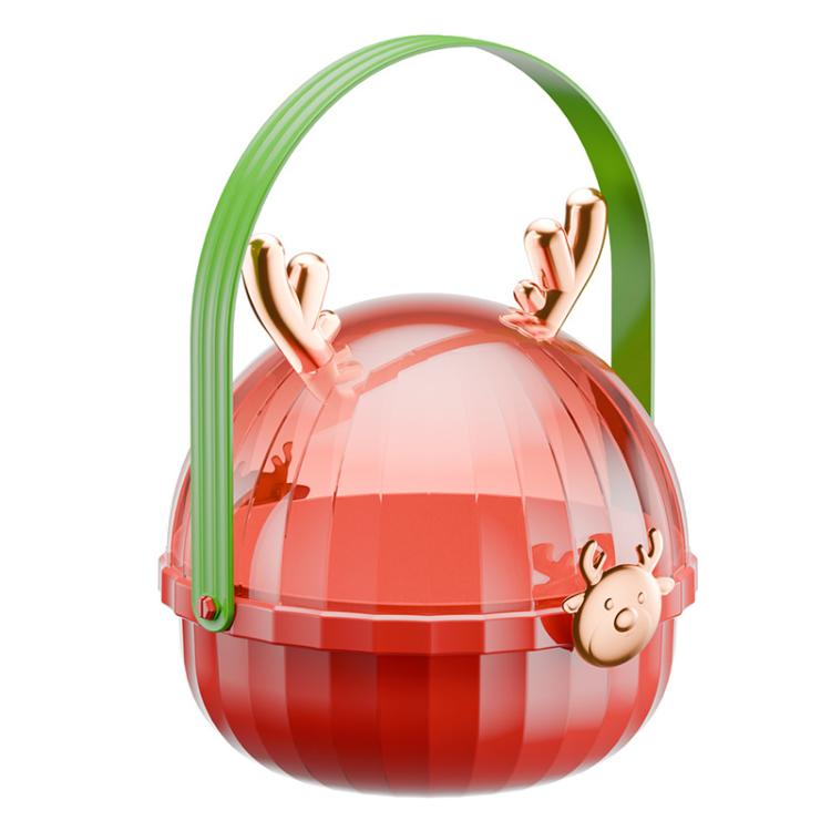 

Christmas Antler Fruit Box Christmas Eve Fruit Gift Box Christmas Gift Package Box(Red)