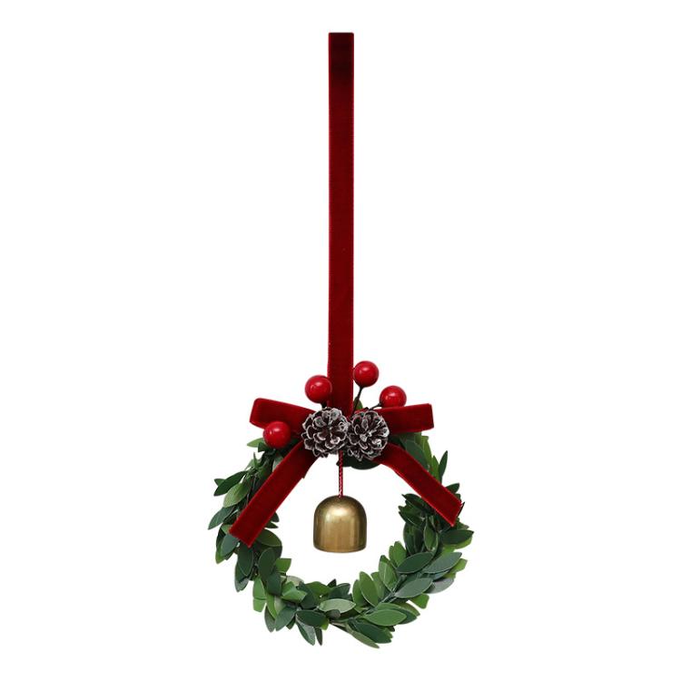 

Jingle Bells Garland Christmas Tree Hanging Christmas Decorations Ornaments Window Decorations(Red Pinecone)