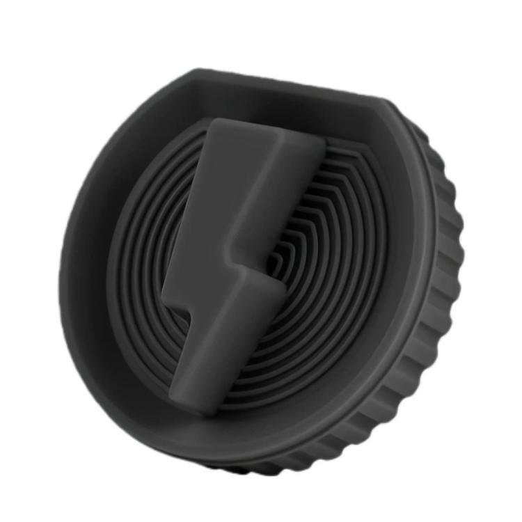 

For Leapmotor B10 Silicone Car Charging Port Magnetic Protective Cover, Color: Large Black