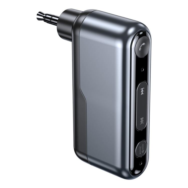 

3.5mm AUX Car Bluetooth Audio Adapter(Silver Gray)