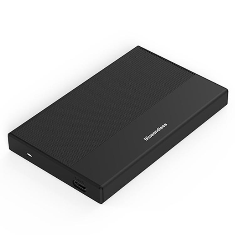

Blueendless MR23G Type-C 3.0 SATA 2.5 inch Solid State Mechanical Aluminum Mobile Hard Drive Enclosure(Black)