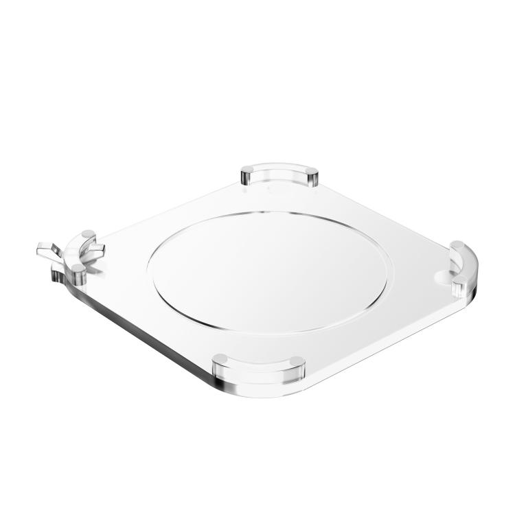 For Mac Mini M4 / M4 Pro Vertical Desktop Stand Metal Space Saving ...
