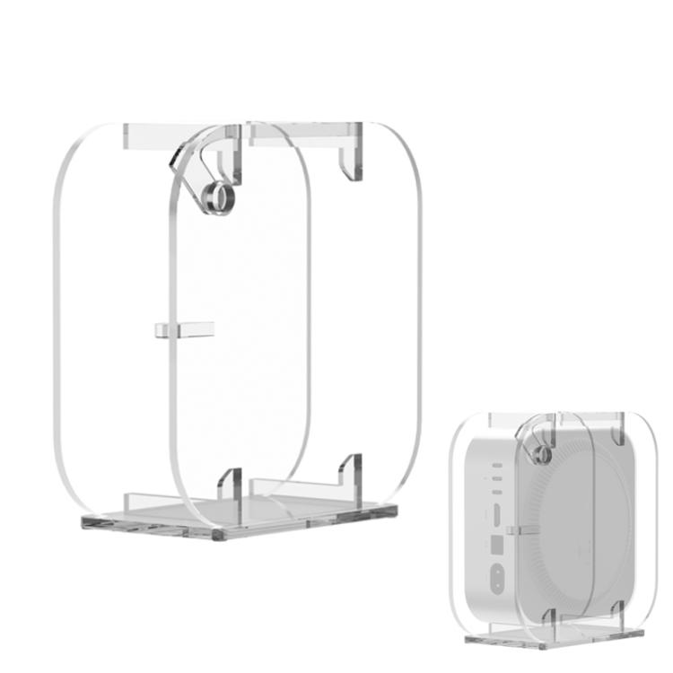 For Mac Mini M4 / M4 Pro Vertical Desktop Stand Metal Space Saving ...