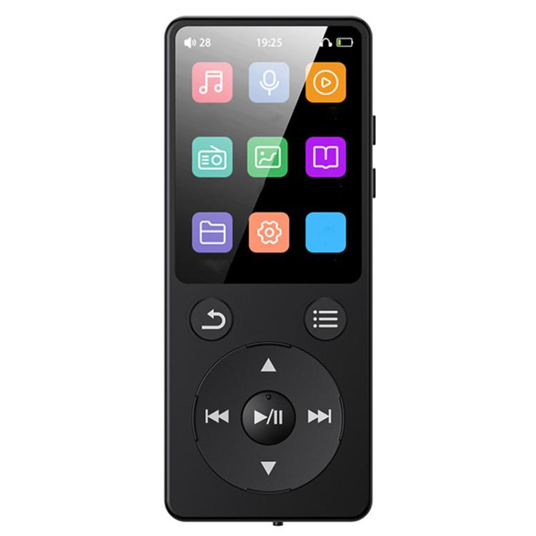 

Music MP3 Player Listen Music Record Voice Read E-Books Bluetooth Portable Radio, Memory Capacity: 4GB(Black)