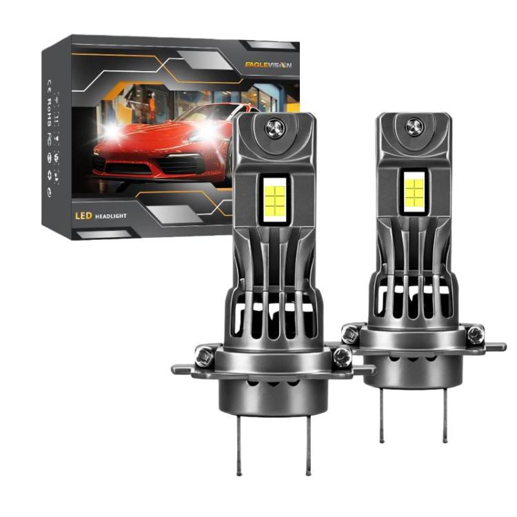 Z08 H7 2pcs/Pack 6500K Focused Beam Plug-And-Play Car Headlight With Fan