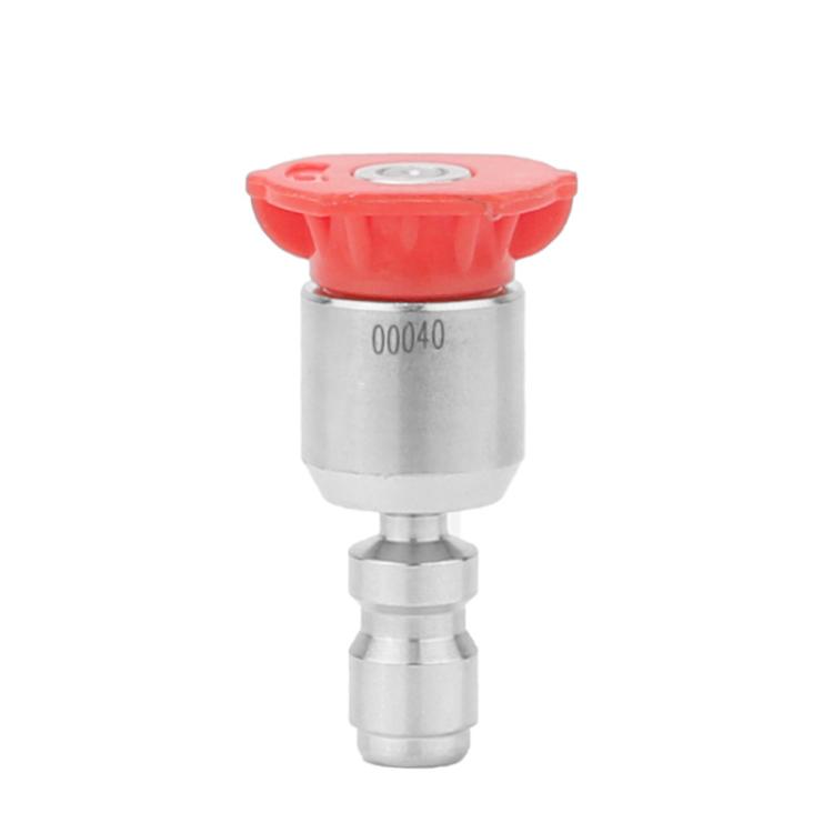 

1/4-inch High-pressure Car Wash Machine Universal Rotating Quick-connect Nozzle(0 Degree)