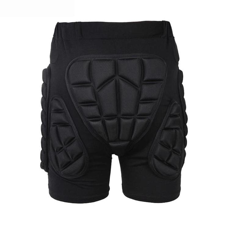 SULAITE Outdoor Sports Skiing Roller Skating Safety Anti-fall Protective Hip Pants, Size: S(Black)