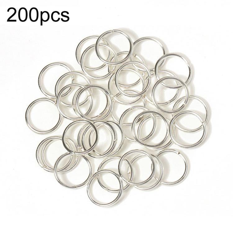 

200pcs Handmade Jewelry Jump Rings DIY Accessories, Size: 0.5 x 3mm(银色)