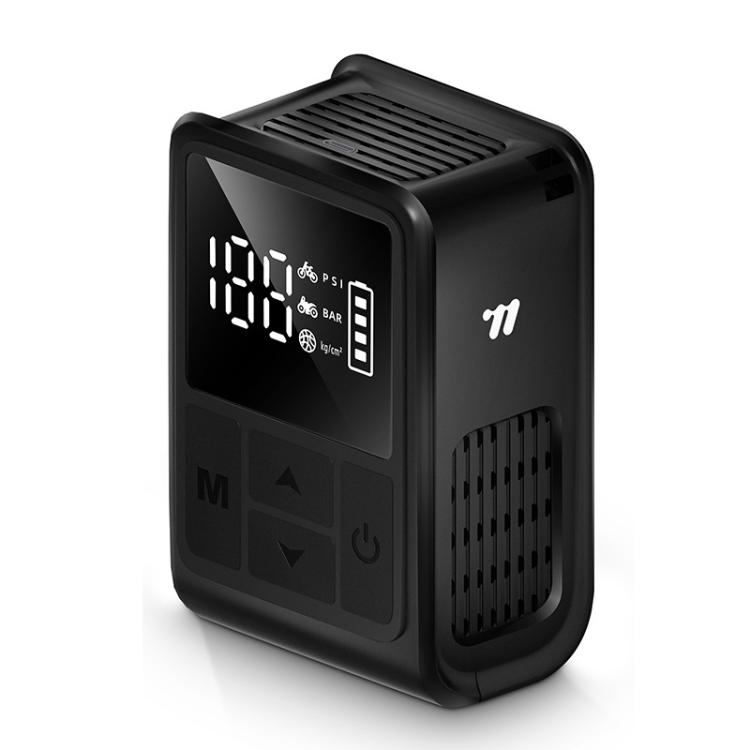 

WEST BIKING Mini Digital Electric Air Pump Portable Tire Inflator with Preset Pressure, USB-C Rechargeable for Bikes Motorcycles Balls(Black)