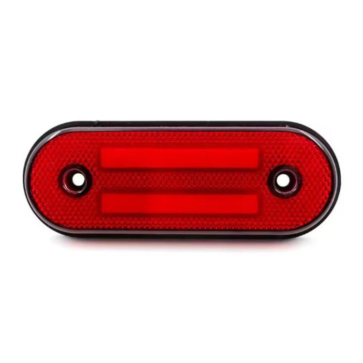 

MK-256 12-LEDs Truck Side Lamps Light-Guiding Side Tail Lamps(Red)