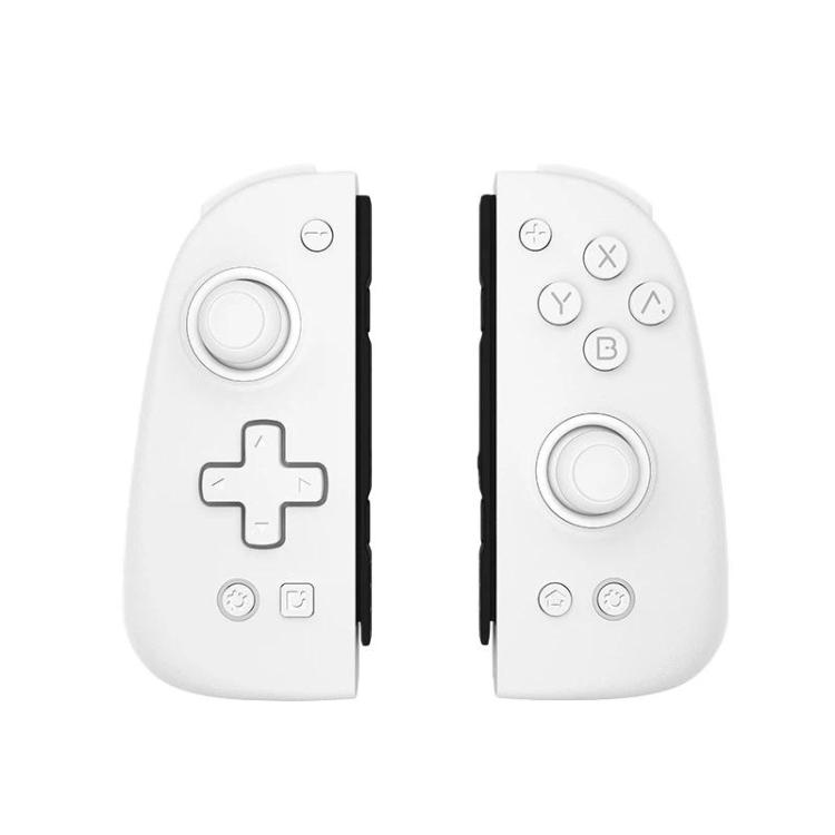 MOBAPAD For Nintendo Switch Split Left & Right Joypad Hall Effect Joystick Game Controller, Spec: S1-HD White