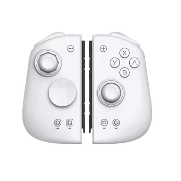 

For Nintendo Switch / Switch Oled MOBAPAD Game Controller Hall Effect Joystick Split Gamepad, Spec: M6-HD Signature White