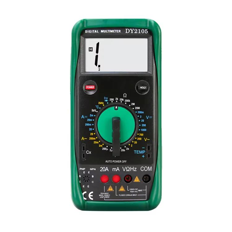 

DUOYI AC/DC Voltage Resistance Testing Anti-Burn Digital Multimeter(DY2105)