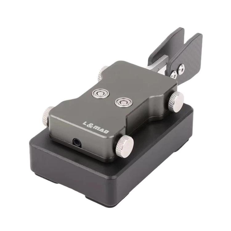 3.5mm Audio Dual-paddle Automatic Key Shortwave Radio Morse Code(Titanium Gray)