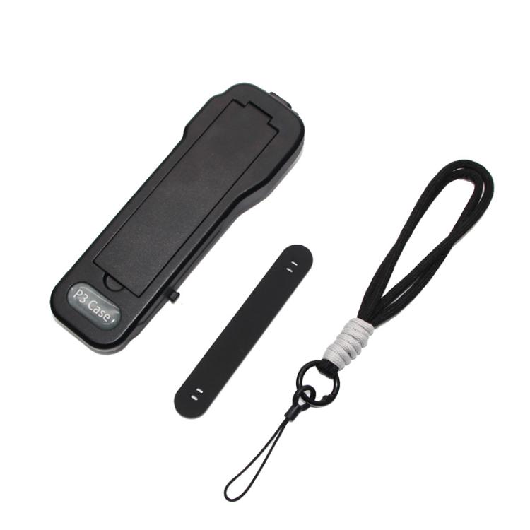 For DJI Osmo Pocket 3 Magnetic Flip Cover Case Body Lens Protector(Black)