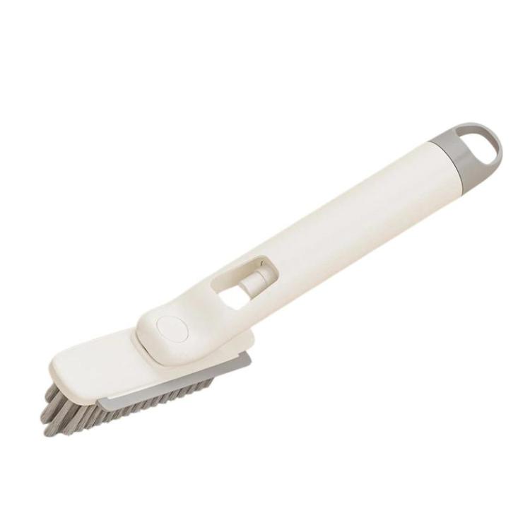 

Multifunctional Liquid Spray Gap Stiff Brush Bathroom Tile Cleaning Brush(White)