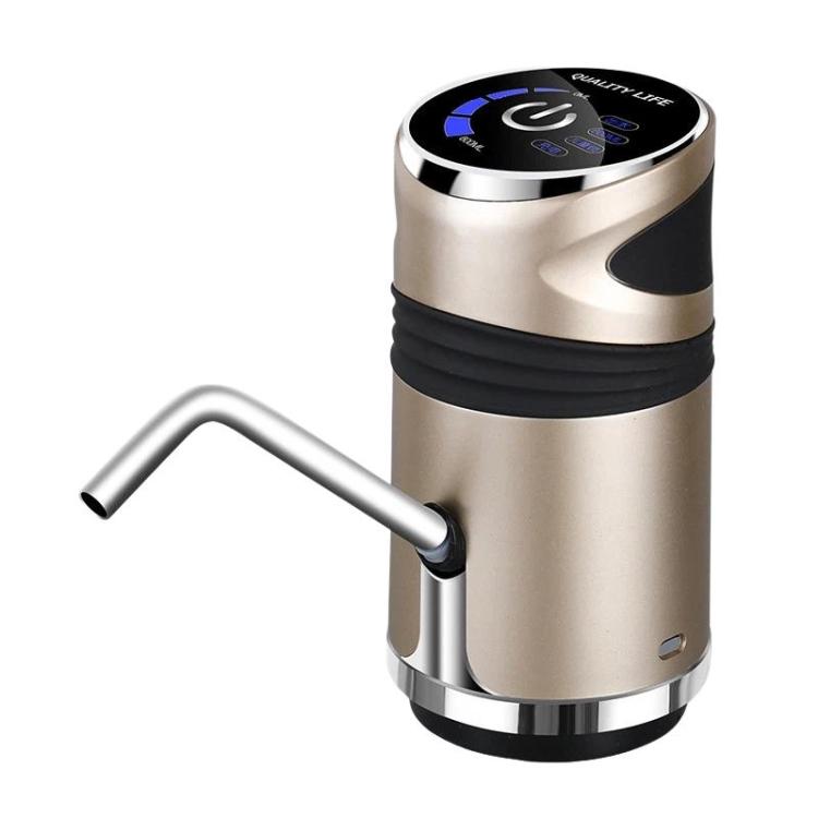 

Touch Control Electric Water Dispenser With Child Lock Portable Rechargeable Bottled Water Pump(Gold)