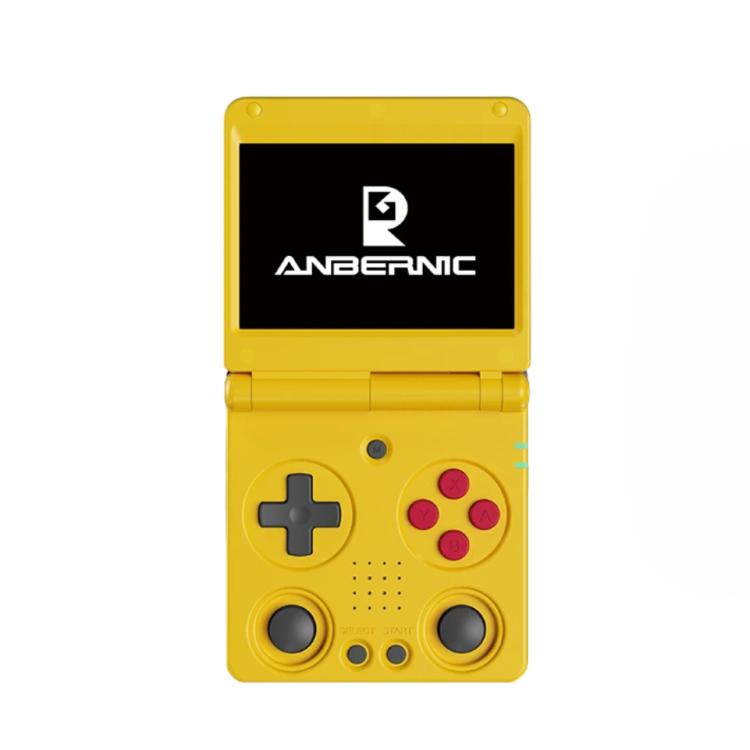 

ANBERNIC RG 34XXSP 3.4-inch IPS Linux Retro Console, Quad-Core Cortex-A53, 5G WiFi, Clamshell with Dual Joysticks 64G(Yellow)