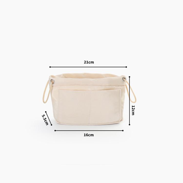 Mini Insert Bag Organizer Makeup Pouch Small Internal Divider Insert For Handbags, Totes, Size: S Apricot