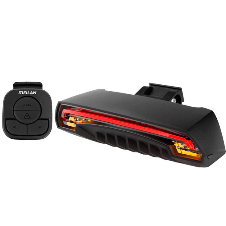 

MEILAN X5 Smart Remote-Controlled Cycling Laser Tail Light Bicycle Turn Signal LED Warning Light