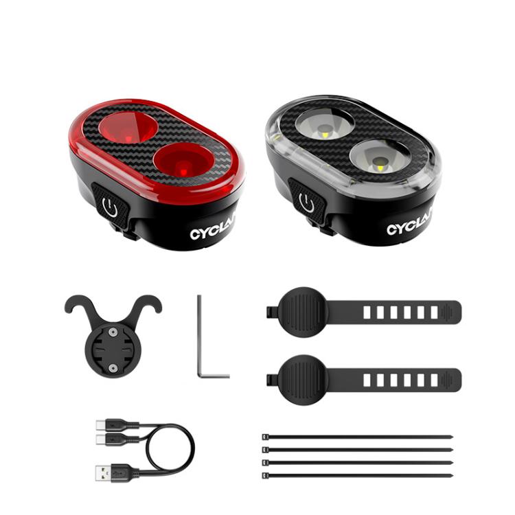 

CYCLAMI CY300T Front+Rear Light Bicycle Light Smart Sensor Road Mountain Bike Light