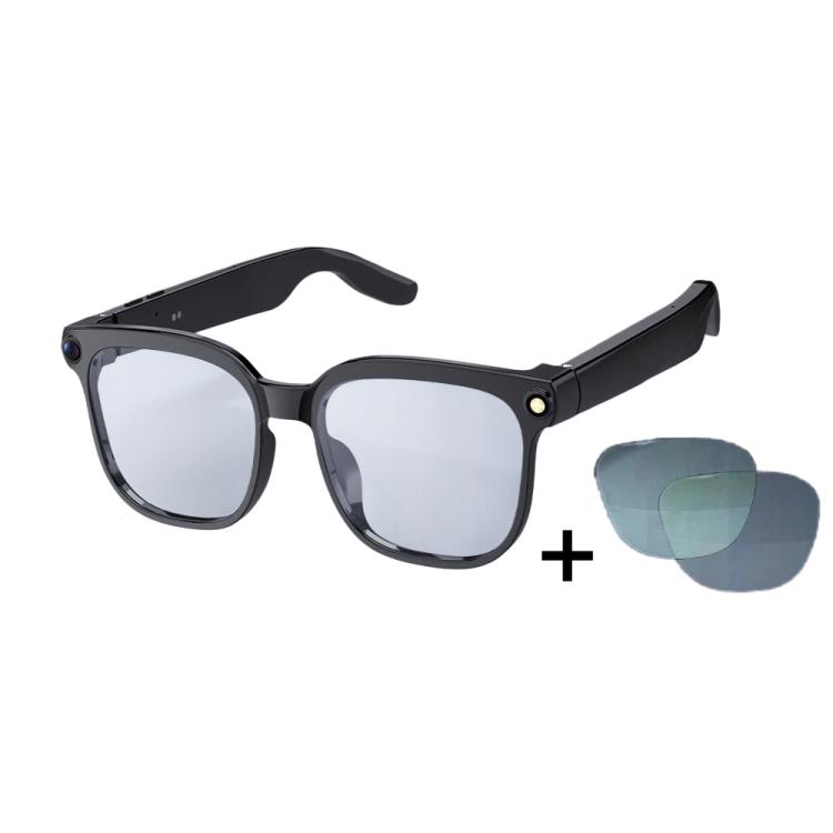 M02S Smart Glasses with 8MP HD Camera, 1080P Video, AI Voice Assistant ...