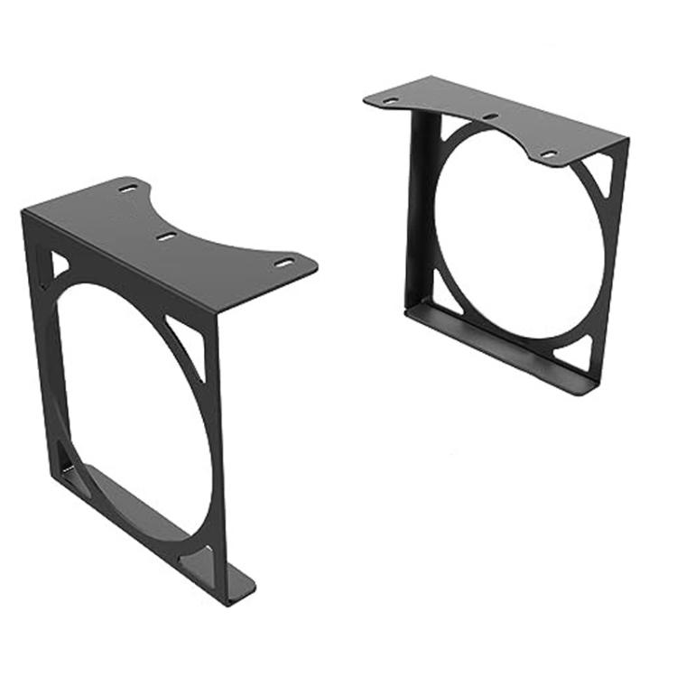 For Xbox Series X Under Desk Mount Metal Hidden Organizer Bracket Space Saving Holder(Black)