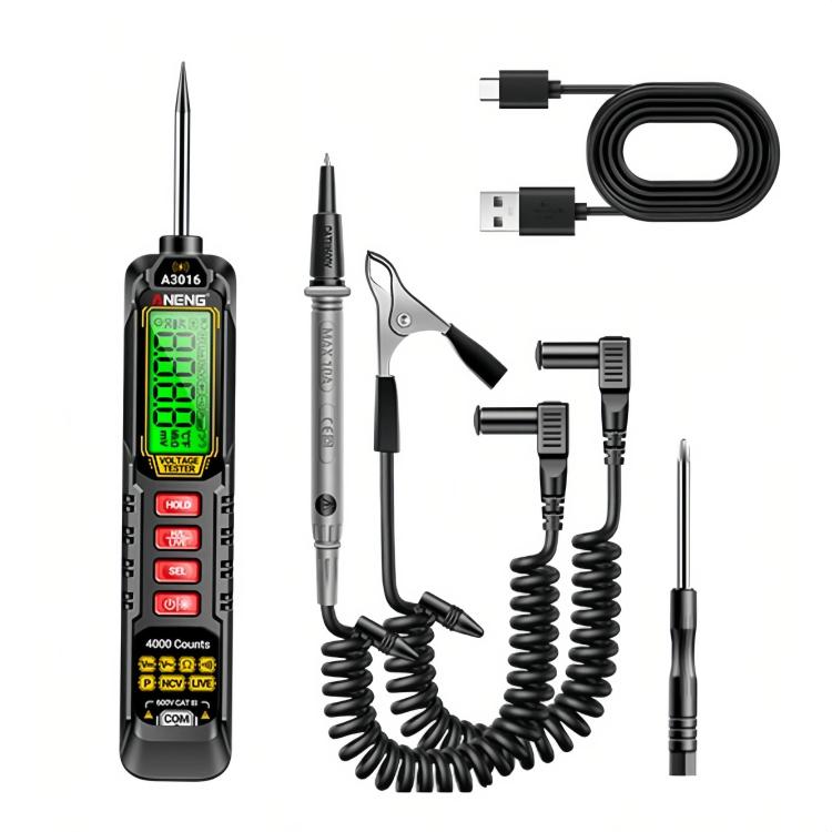 

ANENG Digital Intelligent Car Repair Pen Multimeter, Model: A3016 Lithium Battery