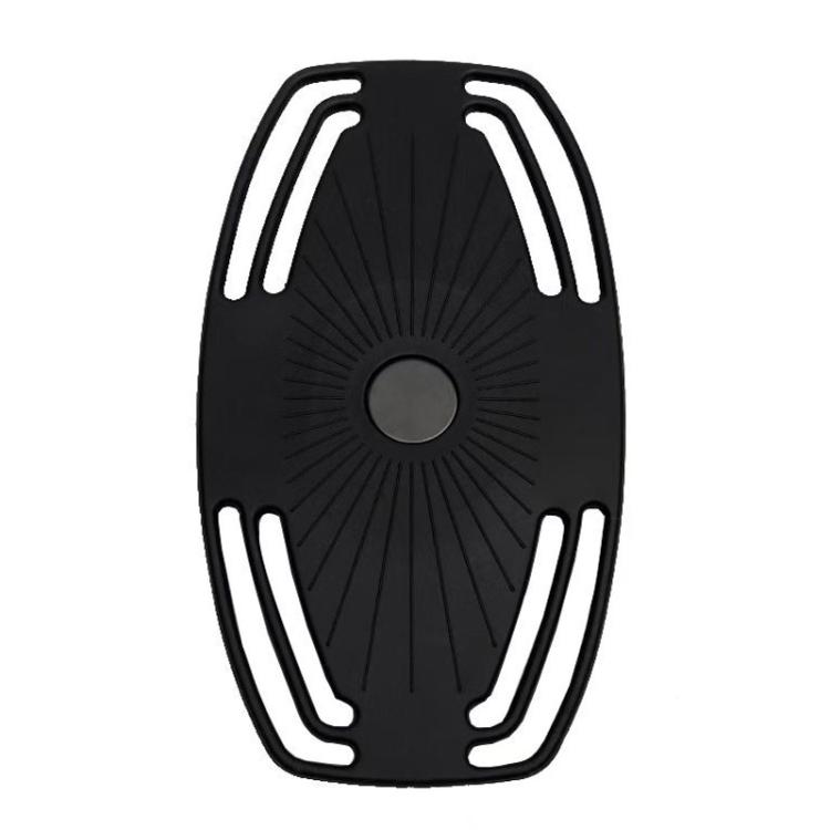 360-Degree Rotating Large Silicone Bike Phone Mount E-Bike Navigation Mount(Black)