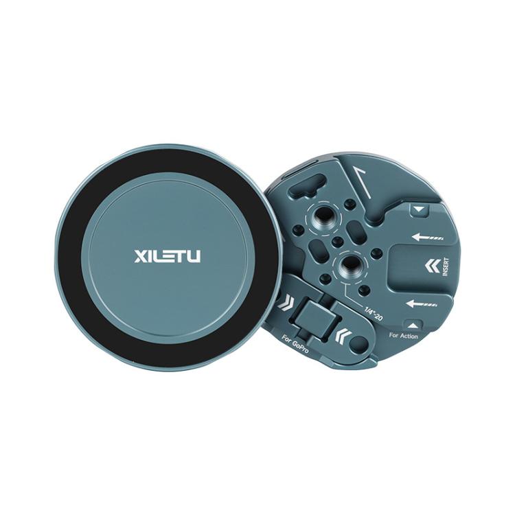 

XILETU All-in-One Magnetic Phone Mount With 1/4-inch Screw, ARRI, GoPro, Action, Cold Shoe, NATO Interfaces MI-1