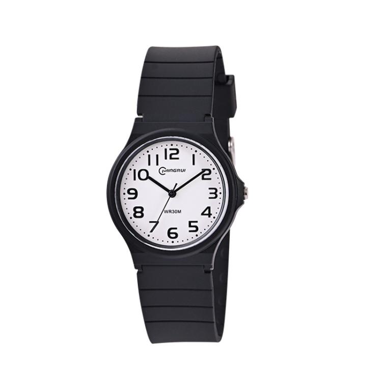 

MINGRUI Analog Watch For Boys Girls Waterproof Student Wrist Watch With Silent Quartz Movement(Black)