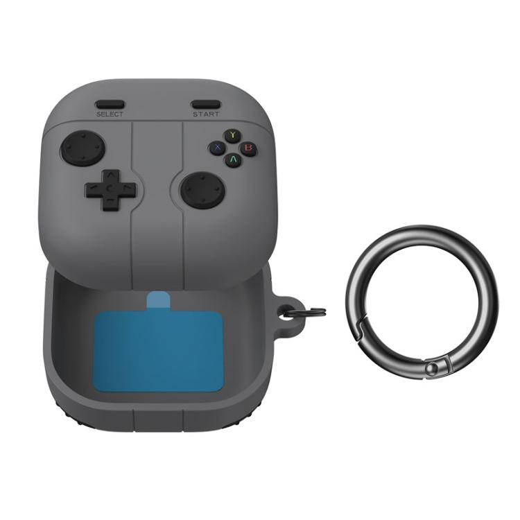 

For Samsung Galaxy Buds4 / 4 Pro AhaStyle WG164 Silicone Split Protective Case(Dark Gray)