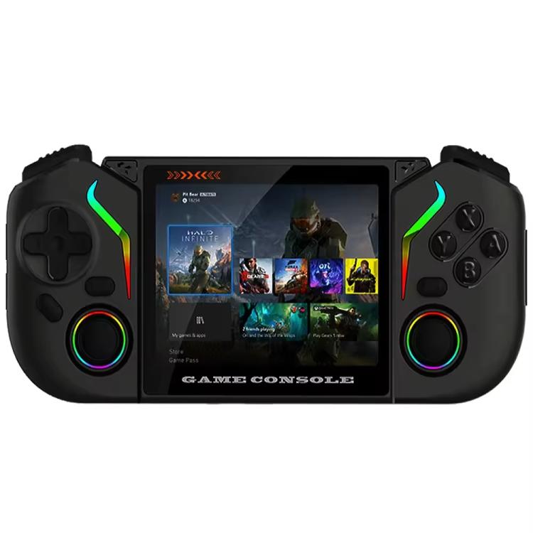 

X95 Pro Android 9.0 Handheld Game Console, 3.5 Inch IPS Screen Retro Game Player Support WiFi Video Player with RGB Joystick 64G(Black)