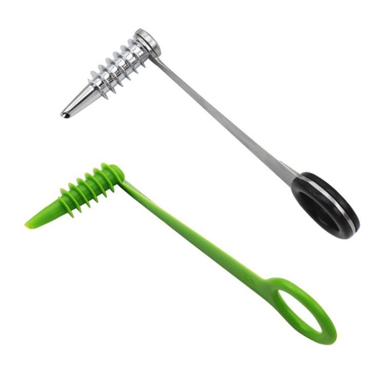 LsCook 2-Piece Set Spiral Cucumber Slicer(Plastic+Stainless Steel Boxed)