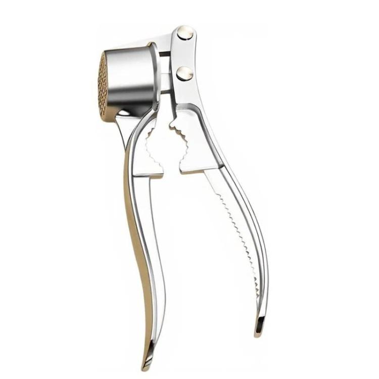 LsCook Large 4 In 1 Aluminum Alloy Garlic Press Manual Pull Style Garlic Press