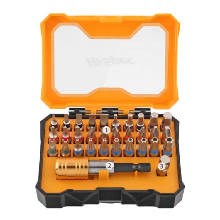 Hi-Spec 32pcs / set A Multifunctional Ratchet Screwdriver Set, Slotted Phillips Torx Triangle Screwdriver Kit