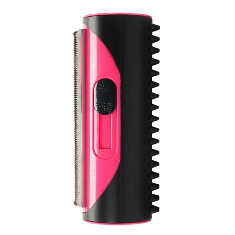 Dog Massage Comb Pet Shedding Cleaning Grooming Tool(Red)