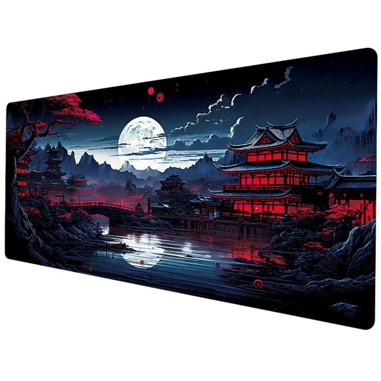 

Stain-Resistant Ancient Landscape Mouse Pad, E-Sports Gaming Keyboard Desk Mat, Size: 30 x 60 x 0.2cm(1)