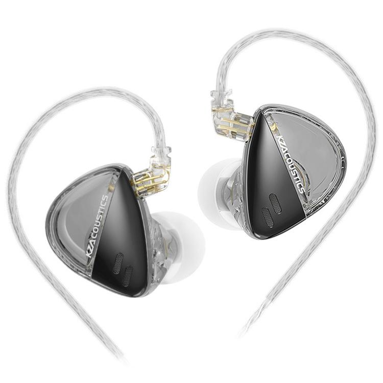 KZ X Angelears Libra Ultra-wideband Dynamic Hi-Fi In-Ear 1.2m Wired Earphones, Color: Black Balanced Standard