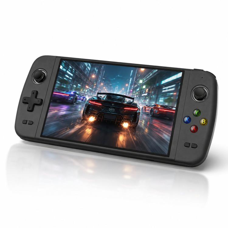 

SJGAM M27 Handheld Gaming Console 7 Inch 3D Large Screen HD Portable Console, Spec: 64GB(Black)