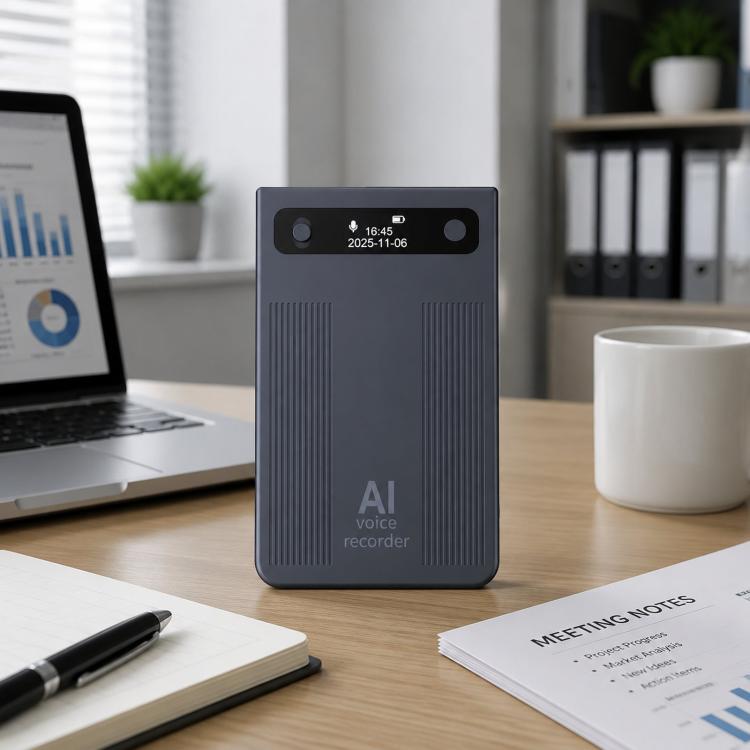 

T8 Smart AI Voice Recorder For Office Meetings, Magnetic Portable Audio Recorder, Spec: 16GB