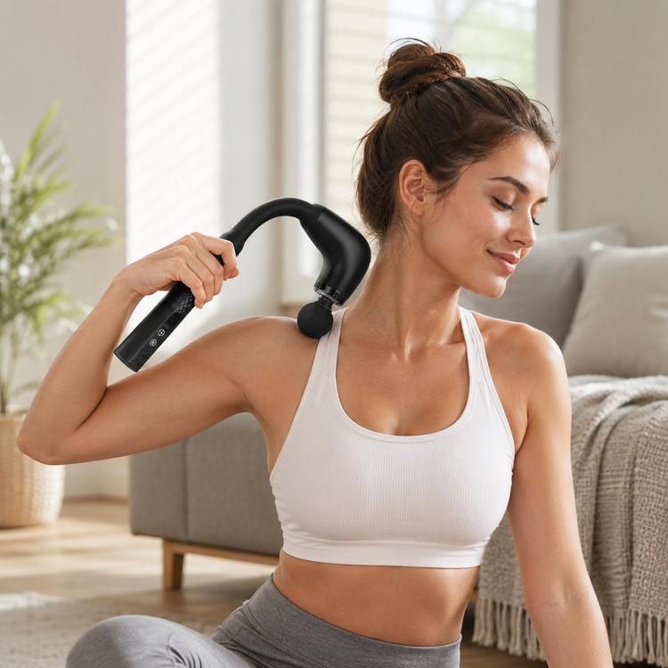

Bent-Head Multi-Functional Electric Massager For Cervical Spine Relaxation(Black)