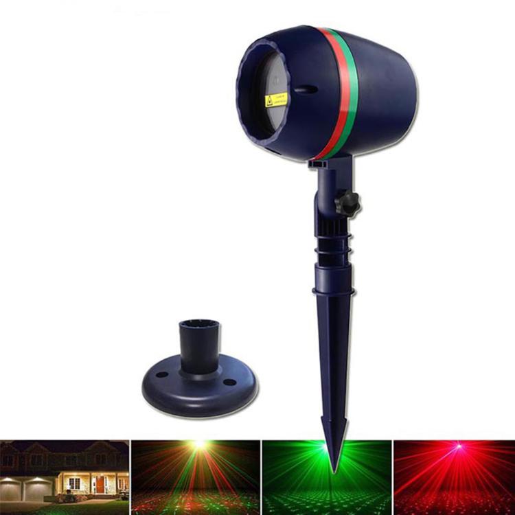 

Round In-Ground Lawn Light Outdoor Garden Laser Ambience Light US Plug