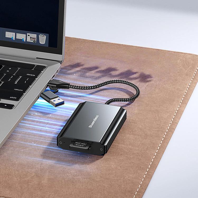 

Blueendless Card Reader Camera Converter, Interfaces: CFeA / USB3.2 10Gbps