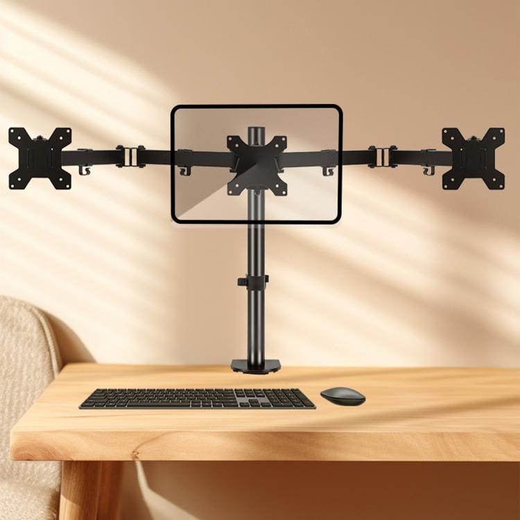 

360 Degree Rotating Monitor Mount with Triple Screen(ZX-T033W)