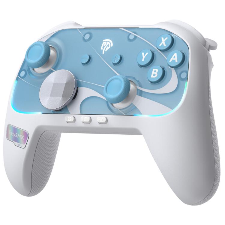 

EasySMX S10 Wireless Controller for Nintendo Switch & Switch 2 Gamepad with NFC, HD Rumble & Swappable Faceplate(White)